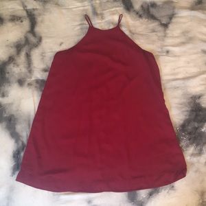 Maroon Shift Dress